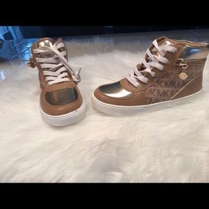 Brand new Michael Kors high top girl sneakers